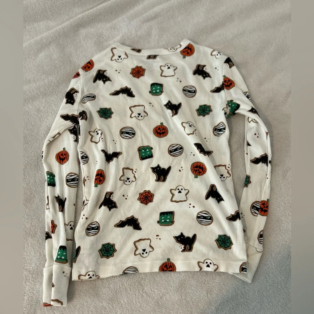 GAP Kids Halloween Pajamas Organic Cotton Ghost Bat Set Size 10